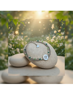 Arbre de vie vert argenté