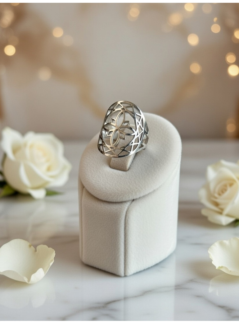 Bague Nœud de Sorcière Argenté